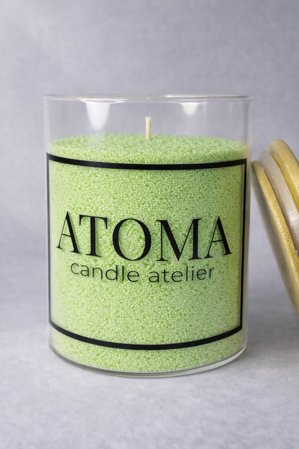 Купити насипну свічку EMERALD FOCUS ізумрудного кольору в Україні